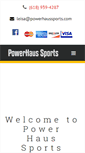 Mobile Screenshot of powerhaussports.com